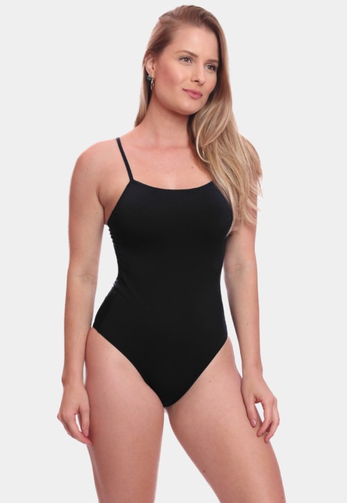 Maiô Hidroginástica Natação Regulagem Praia + Touca Brinde